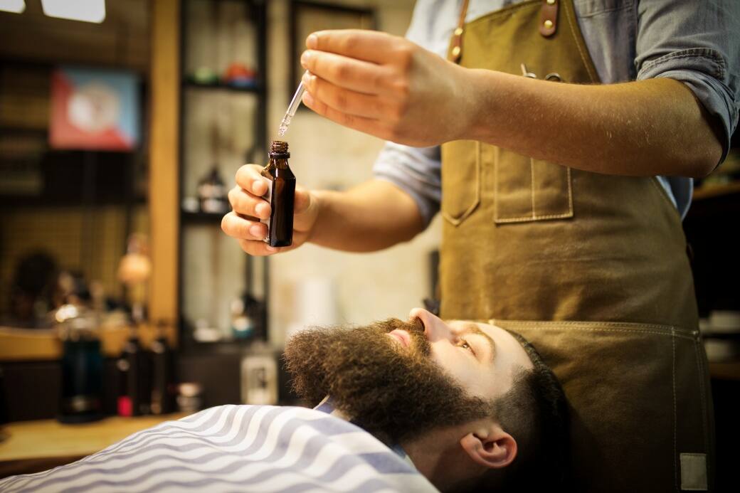 AT THE BARBER THERE IS WELLNESS FOR THE MEN'S WORLD
